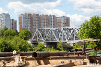 Строительство моста через Упу, Фото: 2