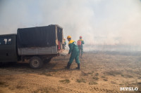 В Белевском районе провели учения по тушению лесных пожаров, Фото: 12