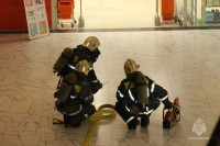 В ТРЦ «РИО» работали пожарные расчеты, Фото: 3