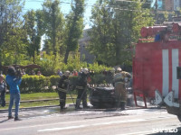 Сгорел автомобиль на пр. Ленина, Фото: 4