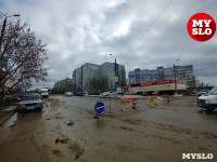 Коммунальная авария на ул. Хворостухина в Туле, Фото: 5