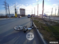 ДТП с велосипедистом на ул. Ложевой, Фото: 1