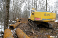 Попытка демонтажа водопроводных труб в Пролетарском округе, Фото: 21