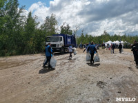 В Кондуках участники Всероссийской акции «Вода России» собрали 500 мешков мусора, Фото: 35