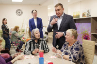 Алексей Дюмин посетил Центр социального обслуживания населения в Туле, Фото: 5