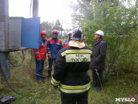Сотрудники МЧС отработали действия при нарушении электроснабжения, Фото: 6