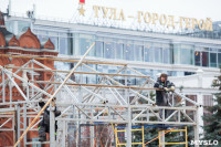 На площади Ленина начали устанавливать Губернский каток и главную ёлку Тулы, Фото: 19