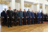 Дмитрий Миляев поздравил сотрудников ОВД, Фото: 7