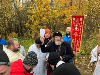 В деревне Федора Конюхова заложили камень для строительства храма , Фото: 10