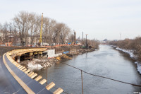 Алексей Дюмин проверил, как ведется строительство моста через Упу, Фото: 6