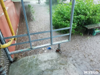 Потоп в Узловой: Магазины и дворы под водой, по улицам плывут караси, Фото: 1