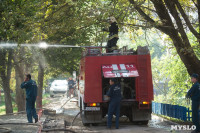 На стройке на улице Фрунзе сгорели вагончики рабочих., Фото: 3