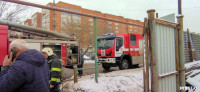 На ул. Максима Горького в Туле сгорела баня, Фото: 5
