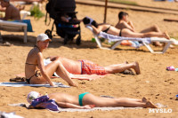 Жара в Туле: туляки спасаются от зноя на пляже в Центральном парке, Фото: 68