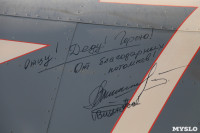 Установка копии Ла-5ФН на несущую опору мемориала «Защитникам неба Отечества» , Фото: 5
