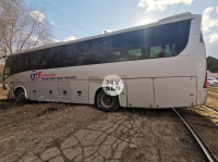 На ул. Щегловская Засека в Туле столкнулись автобус и кроссовер, Фото: 3