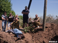 Останки бойцов в деревне Криволучье, Фото: 52