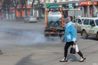 Смыть грязь и пыль: на улицах Тулы началась весенняя уборка, Фото: 23