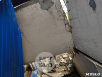 В Туле «взбесился» автобус и протаранил бетонный забор, Фото: 7