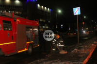 Возгорание автомобиля на ул. Менделеевской, Фото: 1