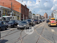 В Туле на ул. Советской столкнулись Toyota и трамвай, Фото: 2