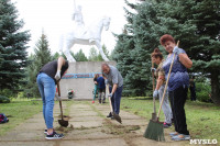 «Экопатруль» в Одоеве навел порядок у памятника конникам генерала Белова, Фото: 6