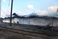 Пожар на хлебоприемном предприятии в Плавске., Фото: 13