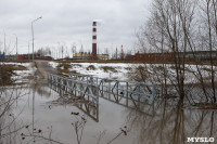 В Туле затопило Пролетарскую набережную, Фото: 36