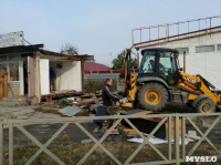 Приставы снесли шашлычную и магазин на ул. Карпова в Туле, Фото: 13