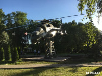 В Парке Памяти и Славы в Новомосковске открылась выставка боевых вертолетов, Фото: 9