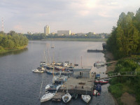 слияние рек Волга и Тверца - речной вокзал, Фото: 1