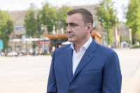 Губернатор Алексей Дюмин посетил Щекино, Фото: 2