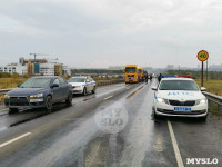 Выезд из Тулы перекрыт из-за жуткого ДТП: погибла пенсионерка, Фото: 12