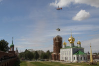 Установка шпиля на колокольню Тульского кремля, Фото: 17