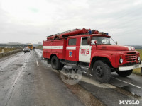 Выезд из Тулы перекрыт из-за жуткого ДТП: погибла пенсионерка, Фото: 10