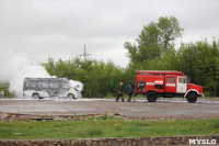 В Туле сгорел микроавтобус, Фото: 4