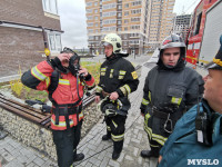 Тульские пожарные провели соревнования по бегу на 22-этаж, Фото: 27