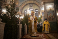 Рождественское богослужение в Успенском соборе (2020), Фото: 44