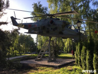 В Парке Памяти и Славы в Новомосковске открылась выставка боевых вертолетов, Фото: 4