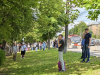 Крупный пожар на проспекте Ленина в Туле: загорелось помещение оружейного производства  , Фото: 2