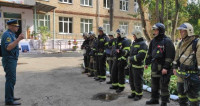 В тульском ЦО №36 работали пожарные, Фото: 2