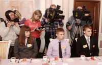 Владимир Груздев встретился со школьниками Тульской области, Фото: 1