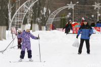 Туляки катаются на лыжах в Центральном парке, Фото: 3