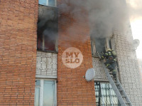 Пожар в общежитии на ул. Фучика, Фото: 16