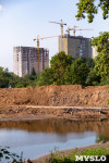 Пруд в Платоновском парке спустили на время капитального ремонта плотины, Фото: 39