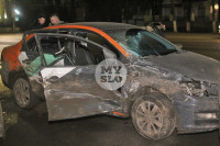 В Туле компания на  каршеринговом авто протаранила пять машин, Фото: 24