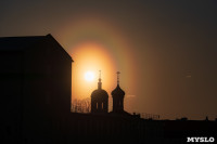Тульский фотограф запечатлел пыльцевую корону вокруг солнца, Фото: 24