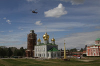 Установка шпиля на колокольню Тульского кремля, Фото: 20