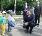 Владимир Груздев посетил детский сад №50 в Новомосковске, Фото: 4
