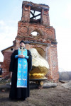 Храм в селе Ефремовского района обрел купол и крест, Фото: 17